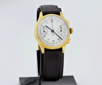 VALJOUX Cal.22 chronograph mechanical BASE 30 PULSATIONS, 36mm Steel & Gold plated