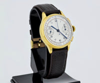 VALJOUX Cal.22 chronograph mechanical BASE 30 PULSATIONS, 36mm Steel & Gold plated