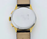 VALJOUX Cal.22 chronograph mechanical BASE 30 PULSATIONS, 36mm Steel & Gold plated