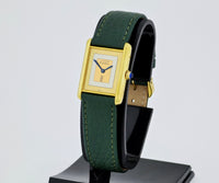 Vintage Cartier Must De Tank Mechanical 925 silver & Gold plated Unisex watch