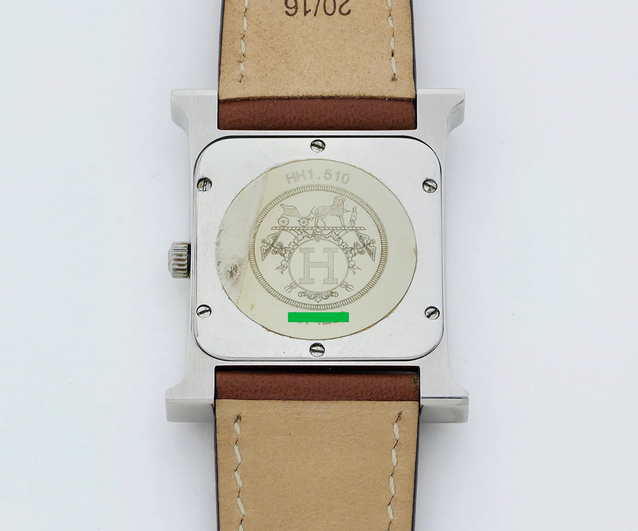 HERMES H Heure Unisex Watch HH1.510 Stainless steel case 26mm