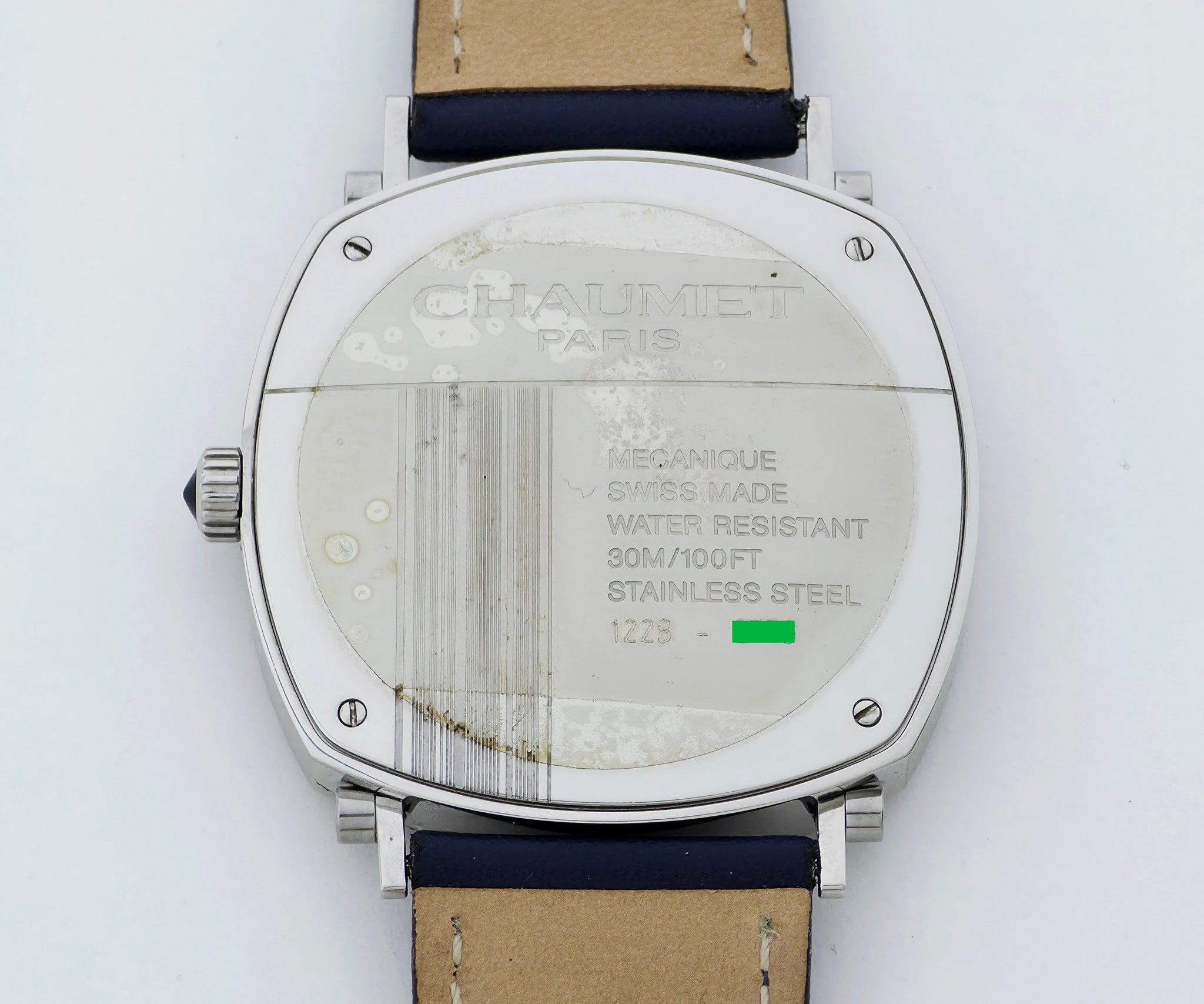 CHAUMET Paris Dandy Mechanical 38mm Stainless steel men's watch Ref: 1228