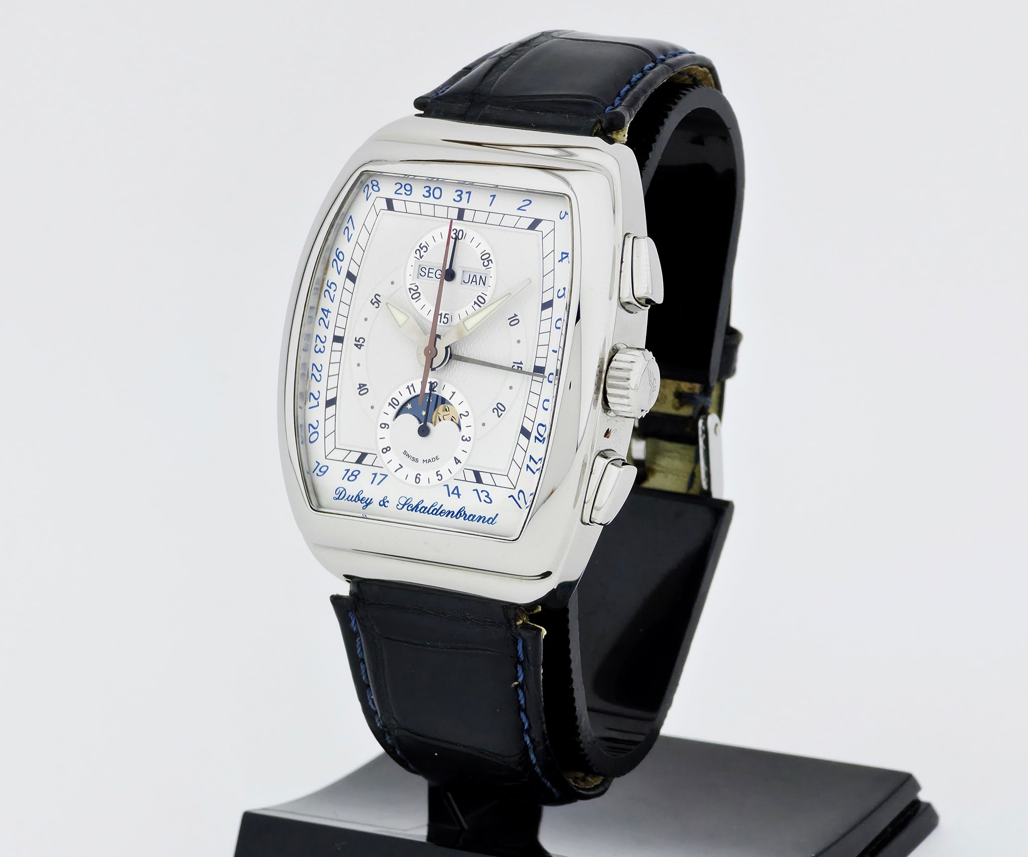 Dubey & Schaldenbrand Gran Chrono Astro Full calendar Chrono Automatic Steel Men's