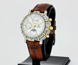 Lucien Rochat chrono automatic 7751 Full calendar, Moonphase. Steel & 18k Gold 42mm