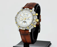 Lucien Rochat chrono automatic 7751 Full calendar, Moonphase. Steel & 18k Gold 42mm