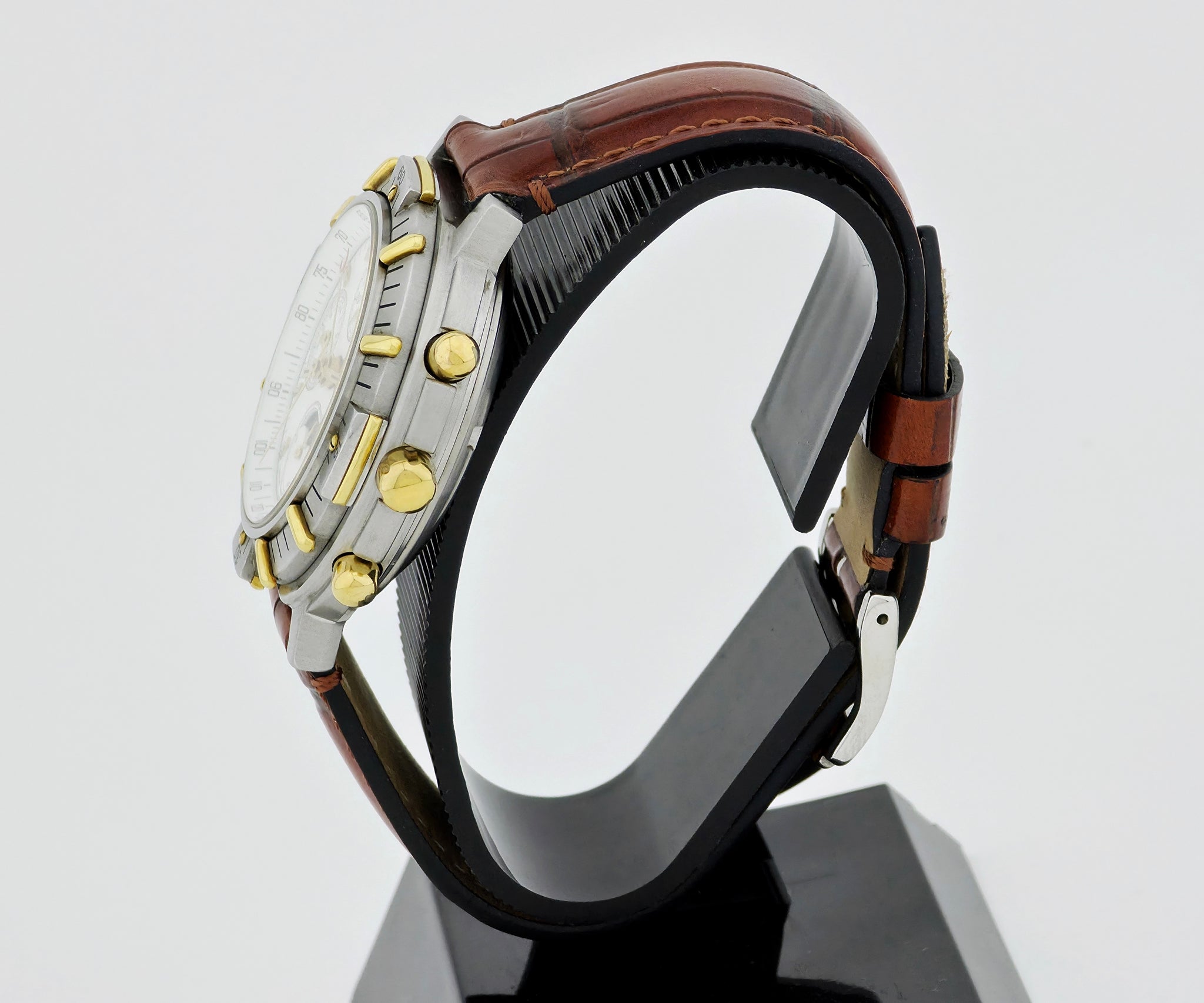 Lucien Rochat chrono automatic 7751 Full calendar, Moonphase. Steel & 18k Gold 42mm