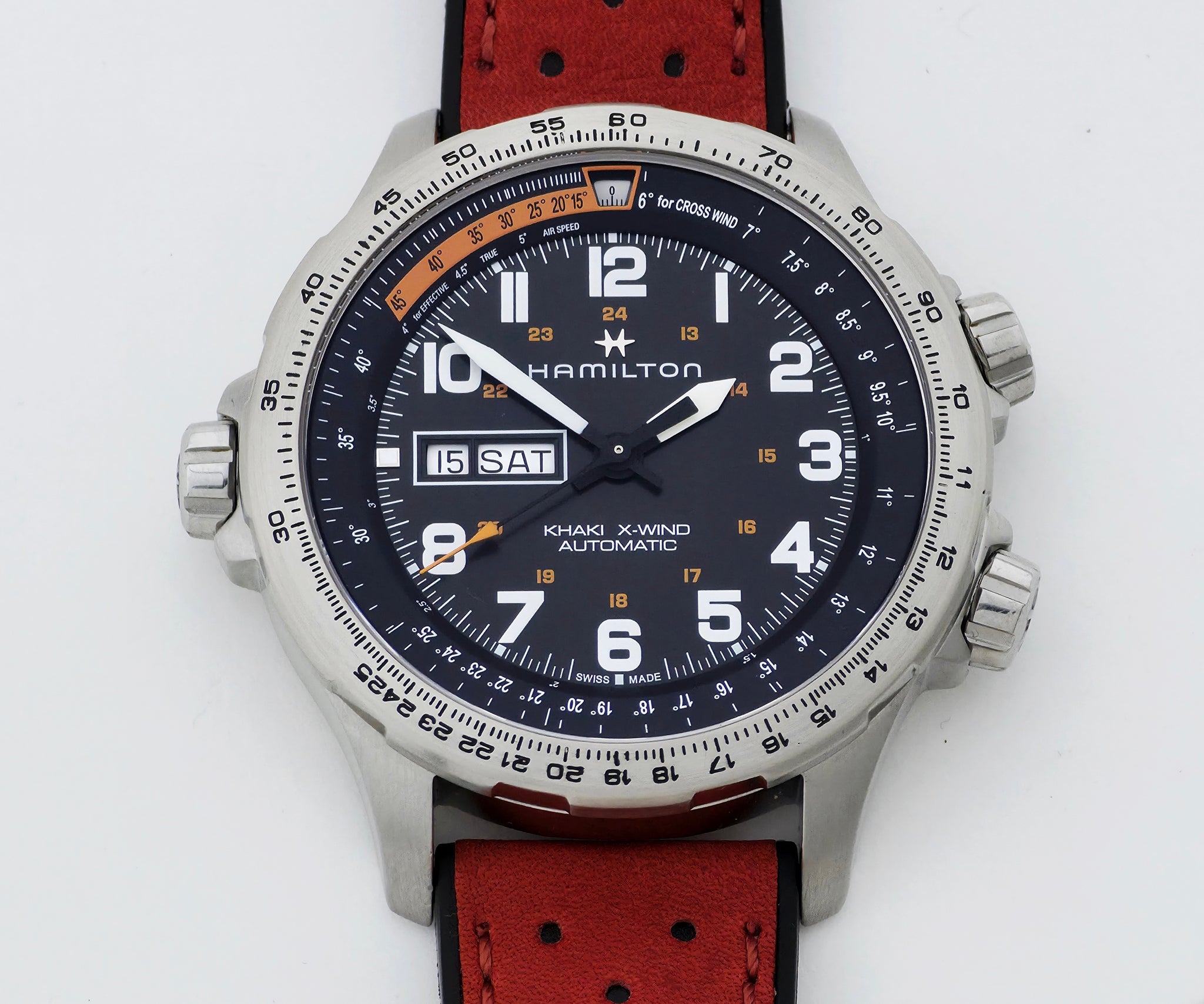Hamilton Khaki Aviation X-Wind Day Date Automatic, 45mm Steel case Ref: H777550