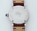 Ladies David Yurman Classic T717-S Quartz, 30mm Steel case, Pearl & diamond dial