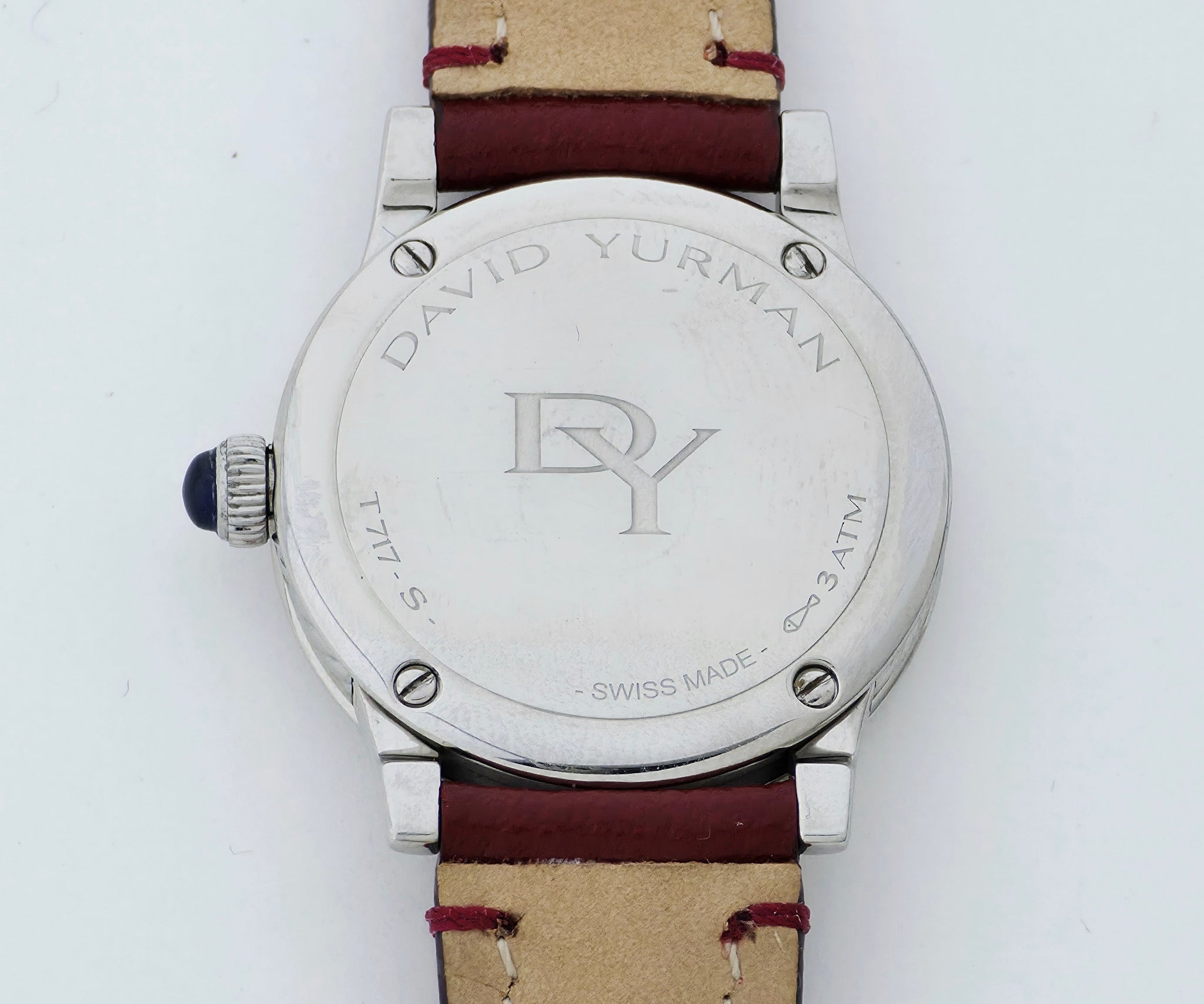 Ladies David Yurman Classic T717-S Quartz, 30mm Steel case, Pearl & diamond dial