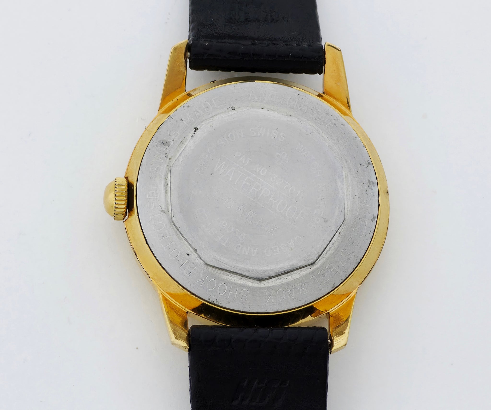 Vintage Lorenz Directime Mechanical 34mm Steel & Gold plated case