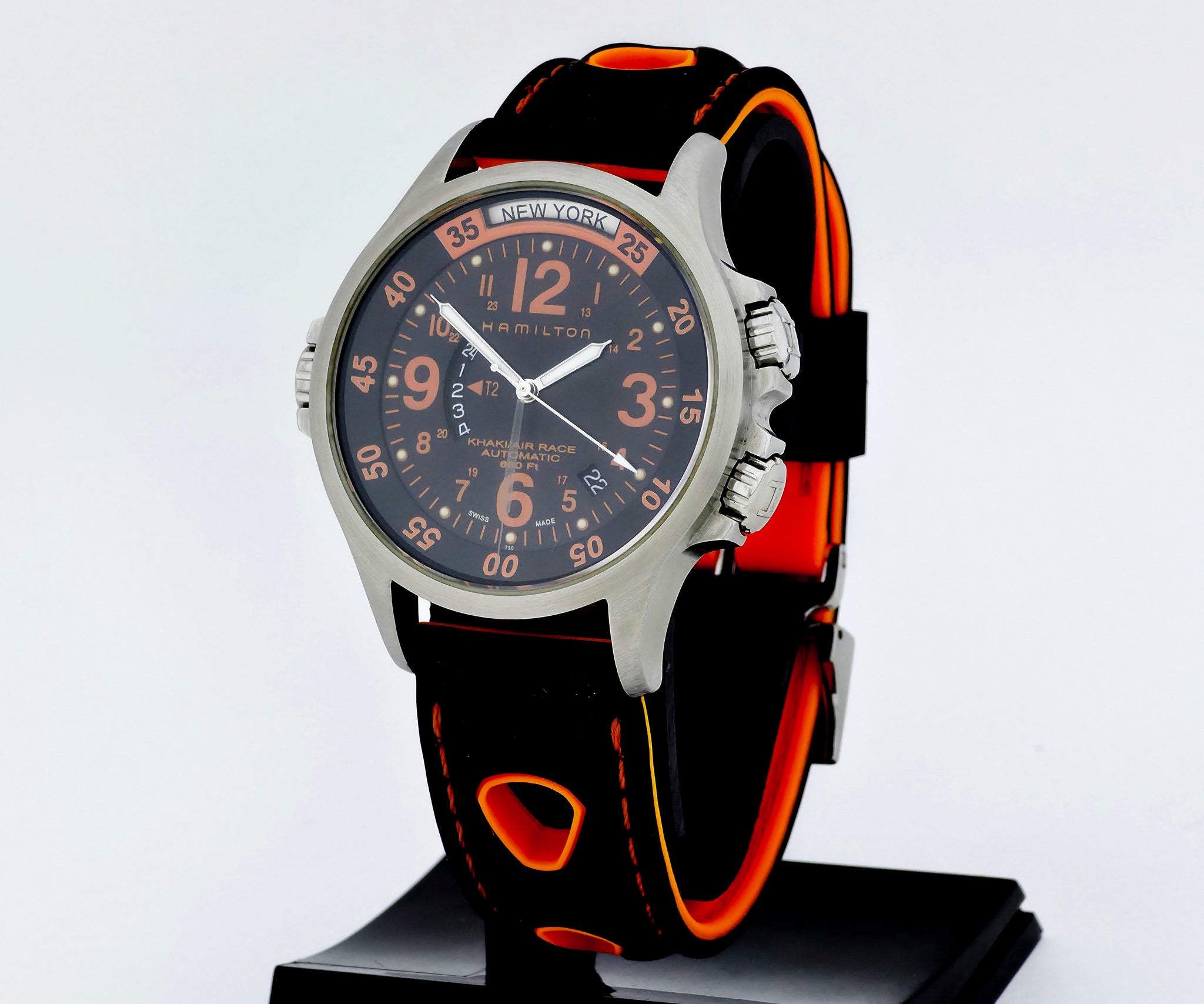HAMILTON Khaki Air Race GMT automatic, H776650 Steel men's watch 42mm