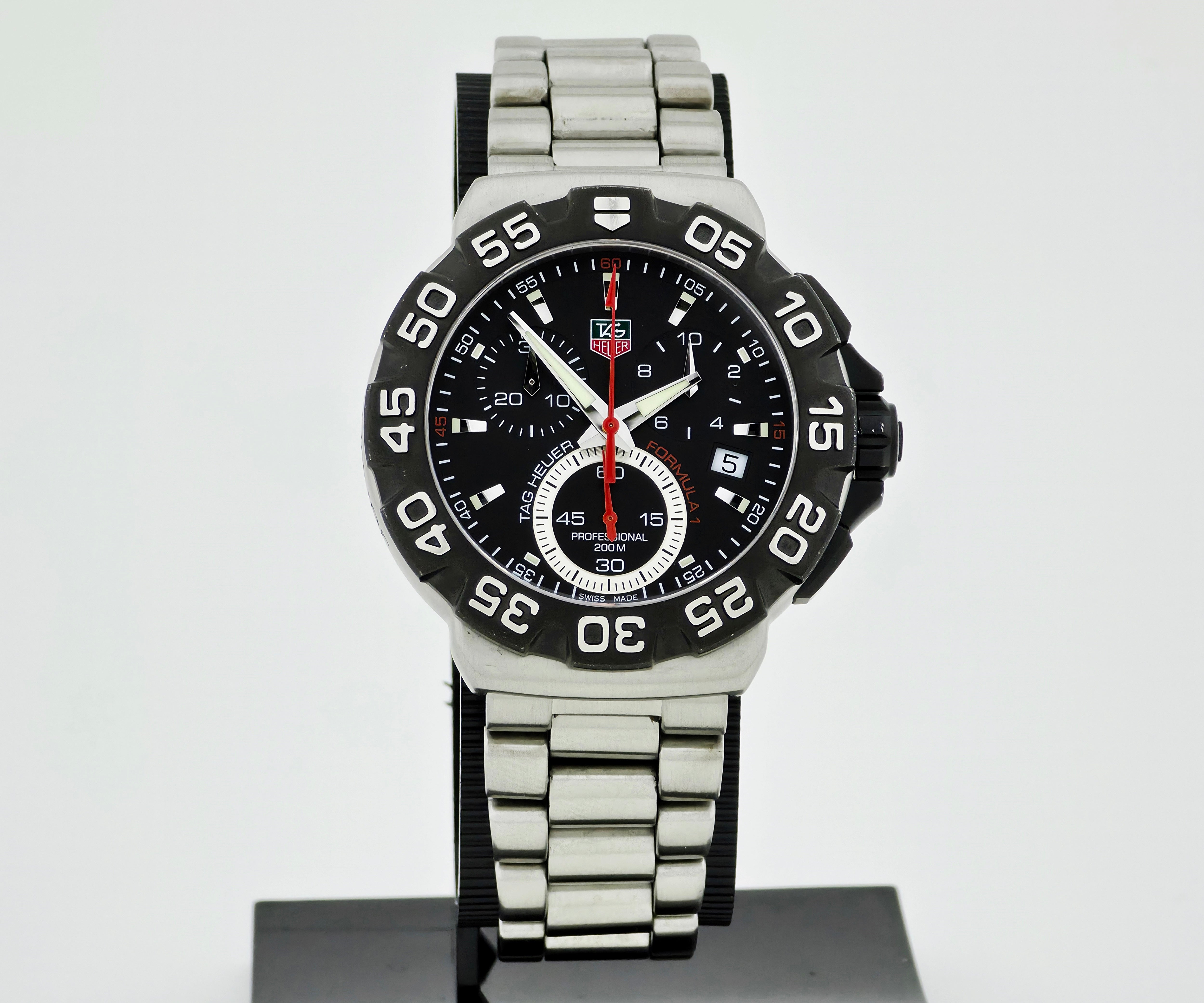 TAG Heuer Formula 1 Chronograph Quartz 41mm Steel Men's watch Ref