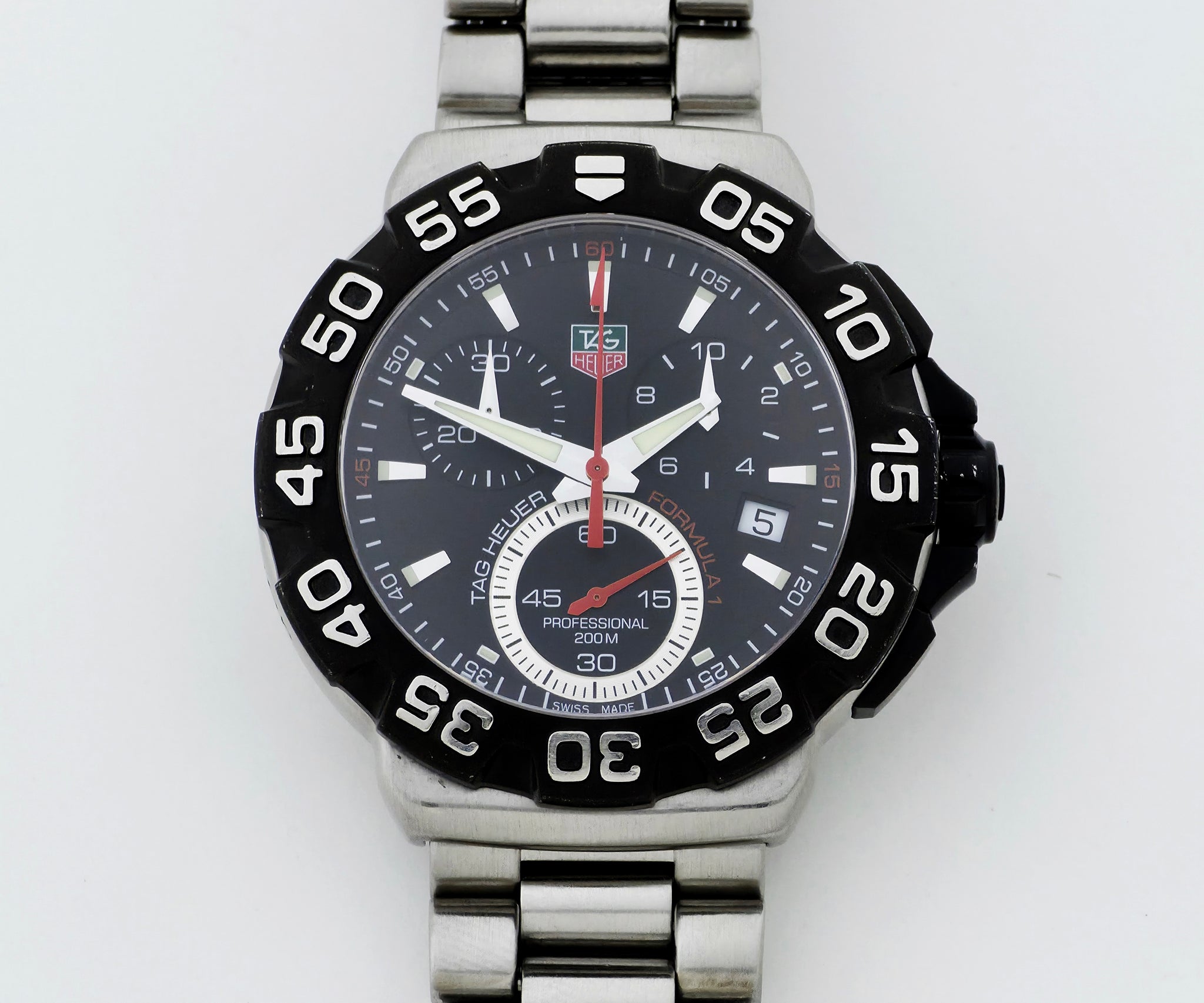 TAG Heuer Formula 1 Chronograph Quartz 41mm Steel Men's watch Ref: CAH1110