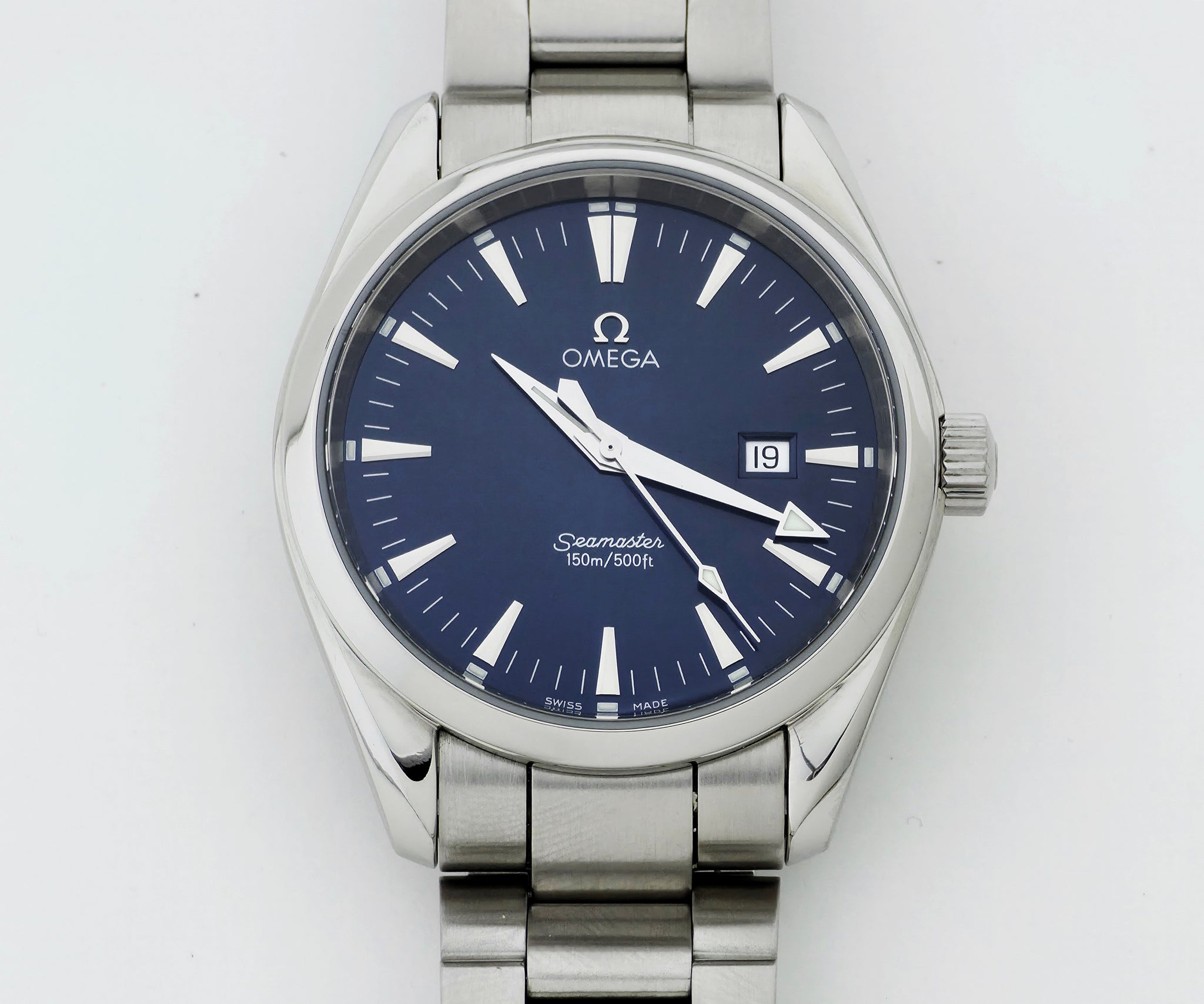 OMEGA Seamaster Aqua Terra Quartz 39mm Steel Men's watch Ref. 196.1113