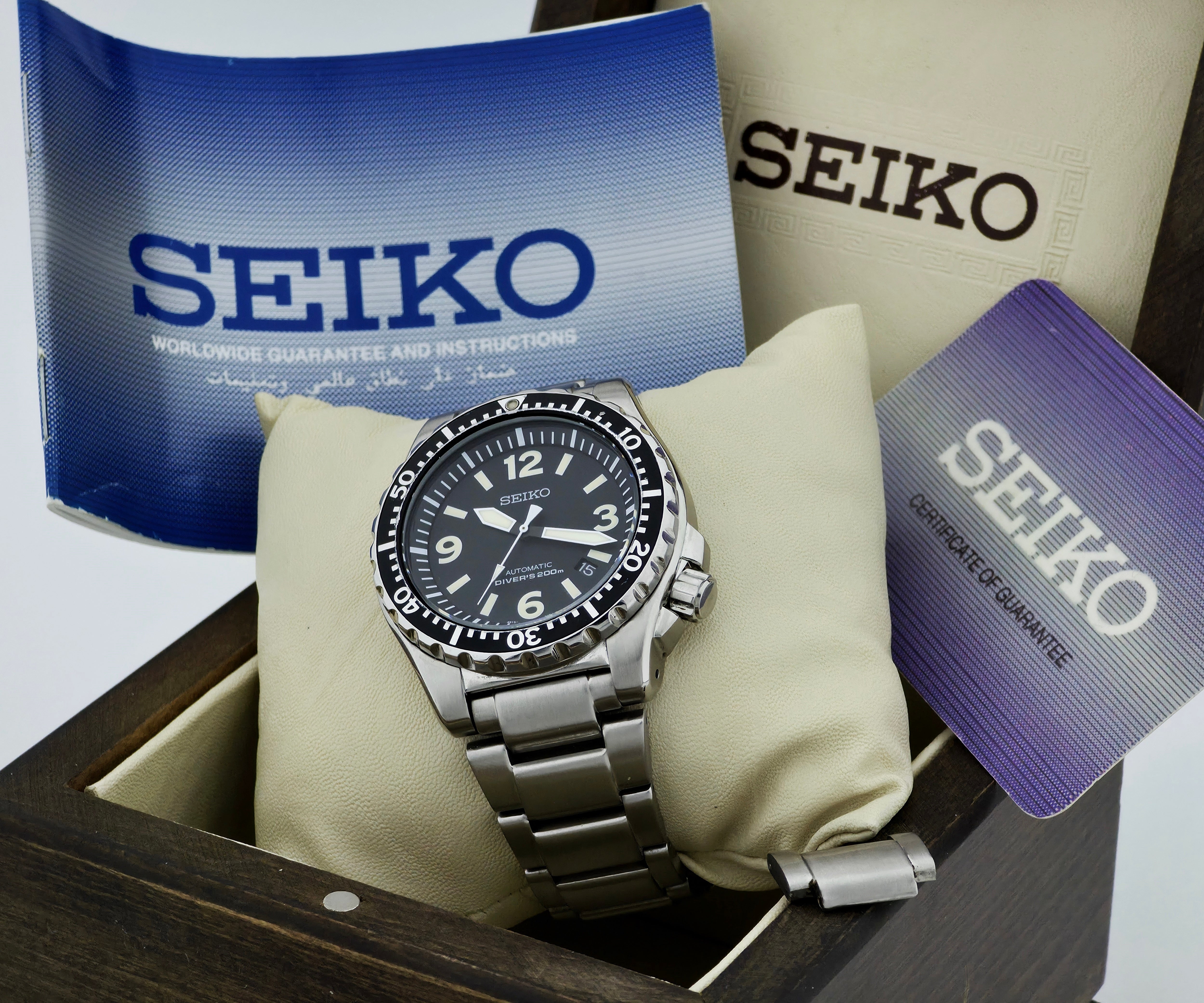 SEIKO Spork Diver 200m Automatic 44mm Steel Men's watch Ref: 4R15