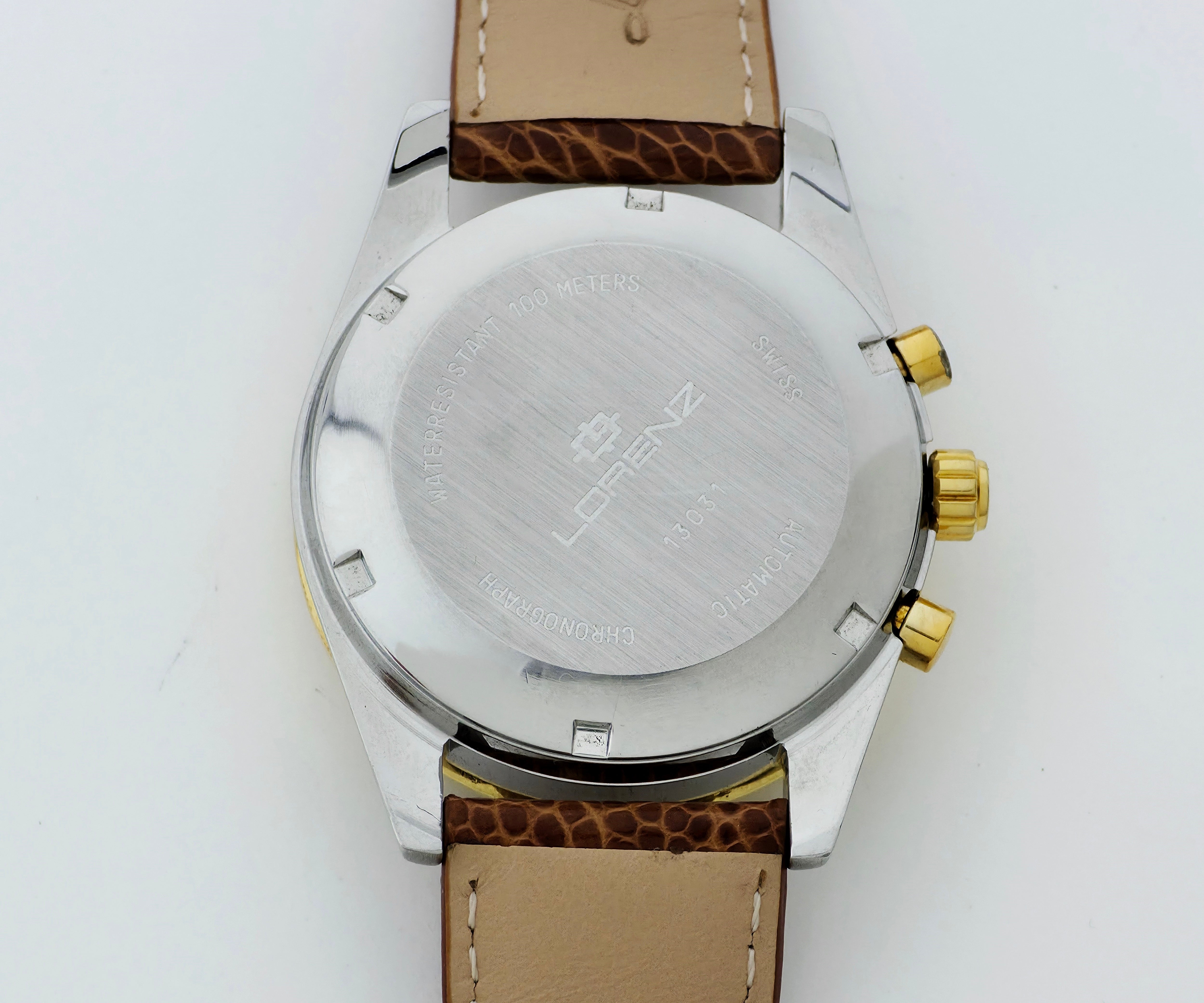 LORENZ Chronograph Automatic Lemania 5100 Two-tone case 38mm Ref