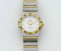 Ladies OMEGA Constellation Quartz 25mm Steel & 18k Gold Ref: 795.1202