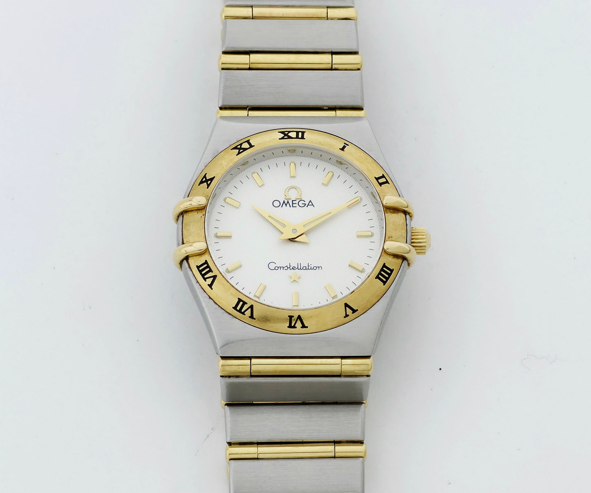 Ladies OMEGA Constellation Quartz 25mm Steel & 18k Gold Ref: 795.1202