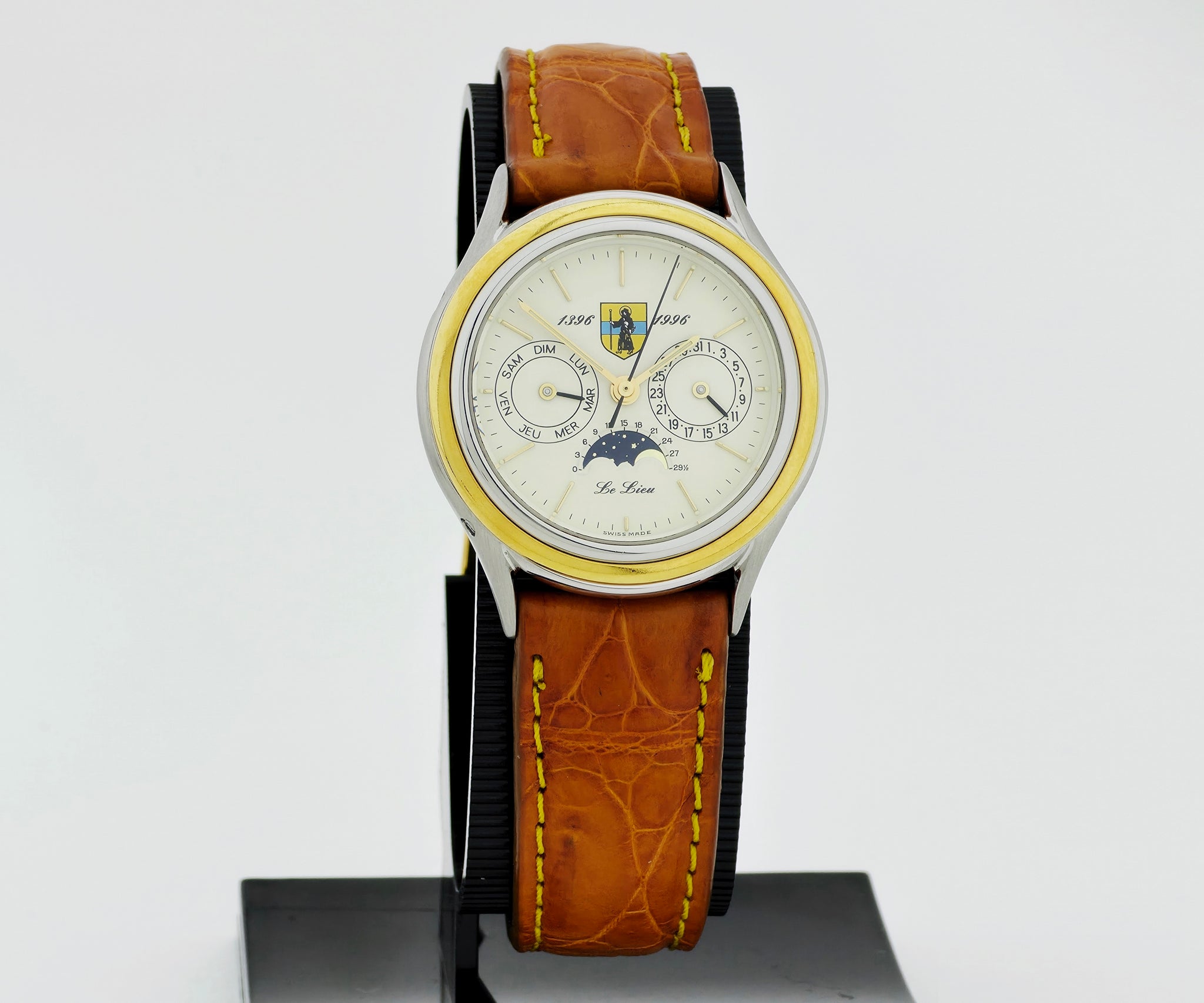 Le Lieu ( Kelek ) DUBOIS DEPRAZ day-date moon phase, automatic Two-tone case 35mm