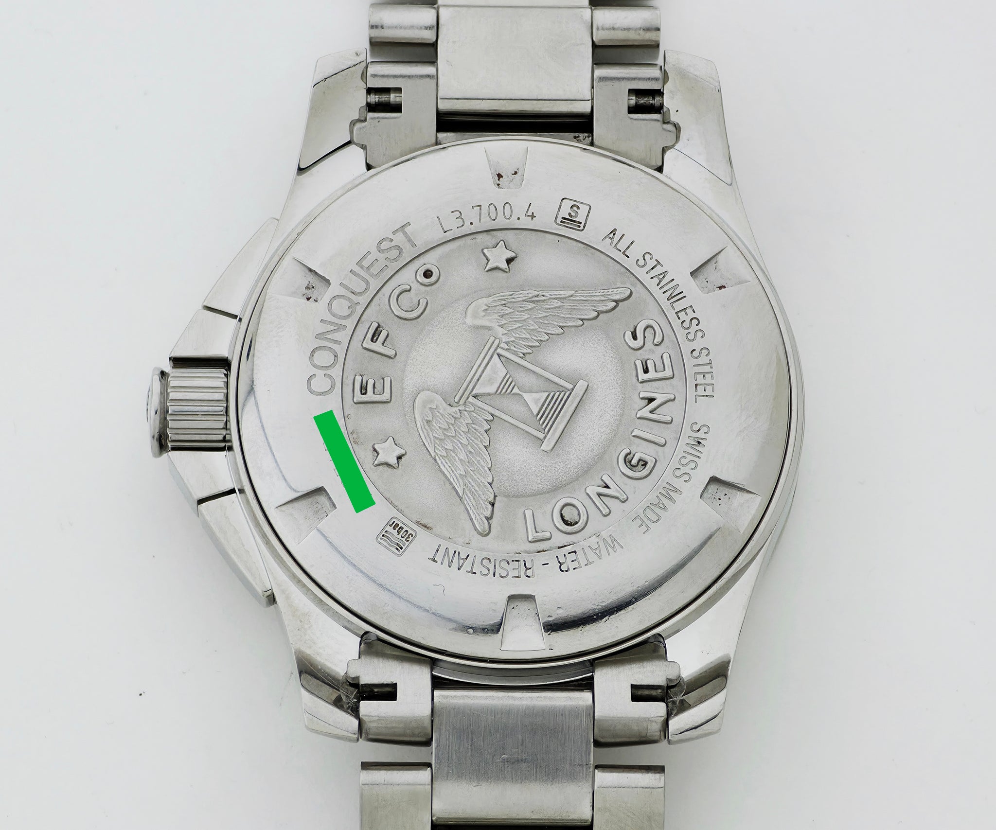 Longines Conquest Chronograph Quartz 41mm Steel Diver's watch L3.700.4