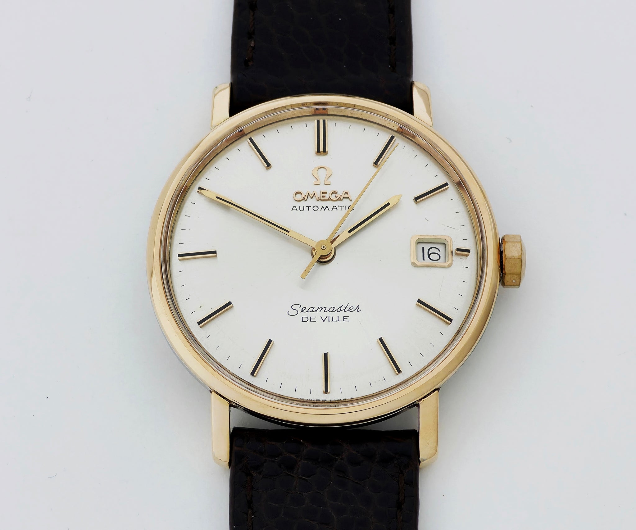 Vintage OMEGA Seamaster De Ville Automatic Cal. 564 Steel & 18k Rose Gold 34mm case Ref: 166.020