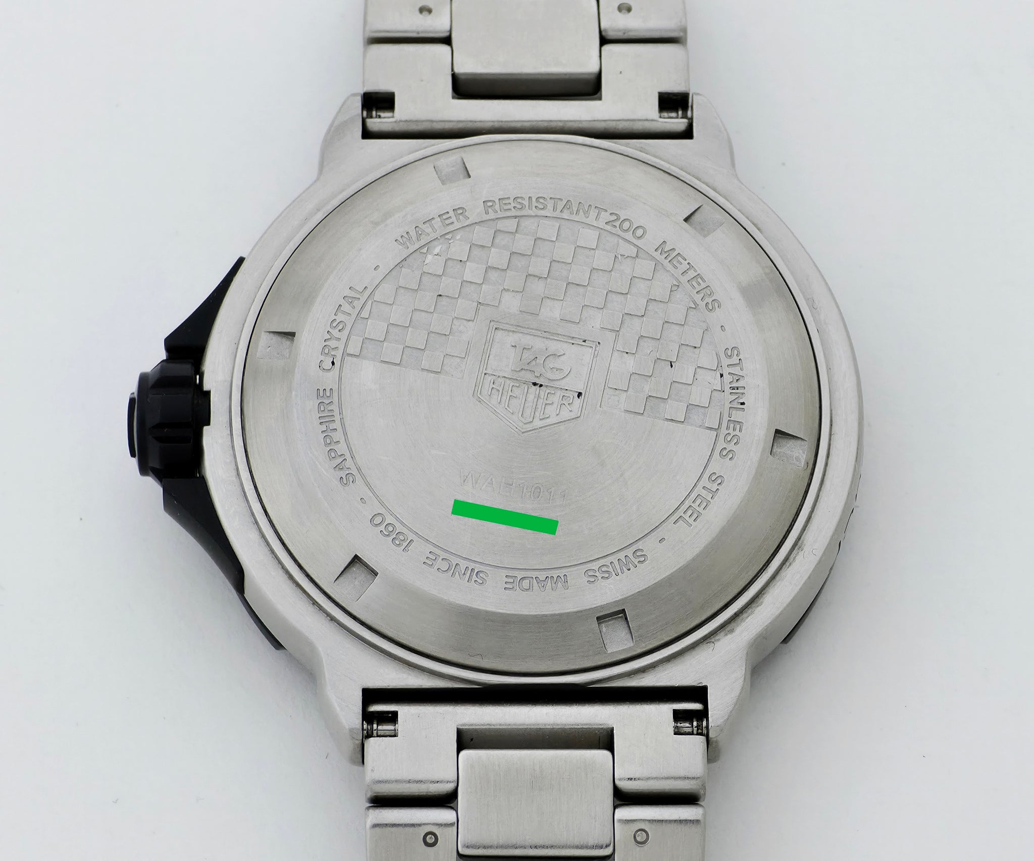 TAG Heuer Formula 1 Grande Date Quartz, Phosphorus Dial 44mm Steel Diver's watch WAH1011