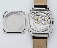 Zenith El Primero Chronograph Automatic Cal. 400 Steel Square Men's watch Ref: 90/01.0420.400
