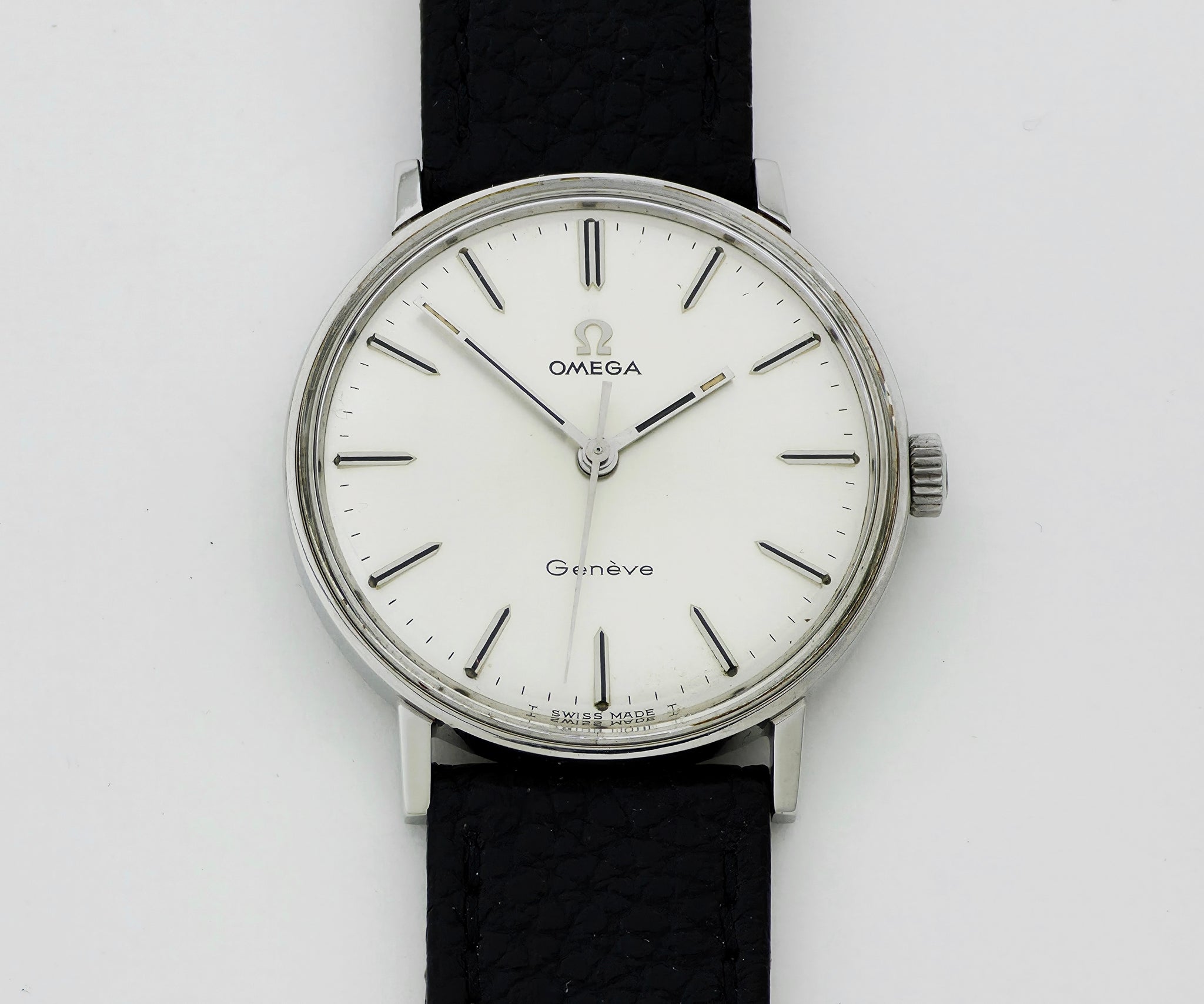Vintage Omega Geneva TOOL.106 Mechanical Cal. 601 Steel case 34mm Ref: 135.019