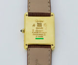 Cartier Must de Tank Vermeil Quartz 925 Silver & Gold plated Unisex watch 6 81006