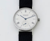 NOMOS Glashutte Ludwig Mechanical Cal. 7001 Steel case 33mm Ref: 244 / 201