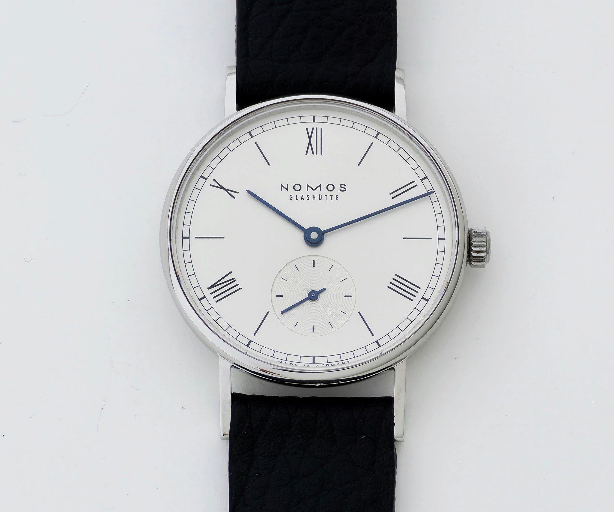 NOMOS Glashutte Ludwig Mechanical Cal. 7001 Steel case 33mm Ref: 244 / 201