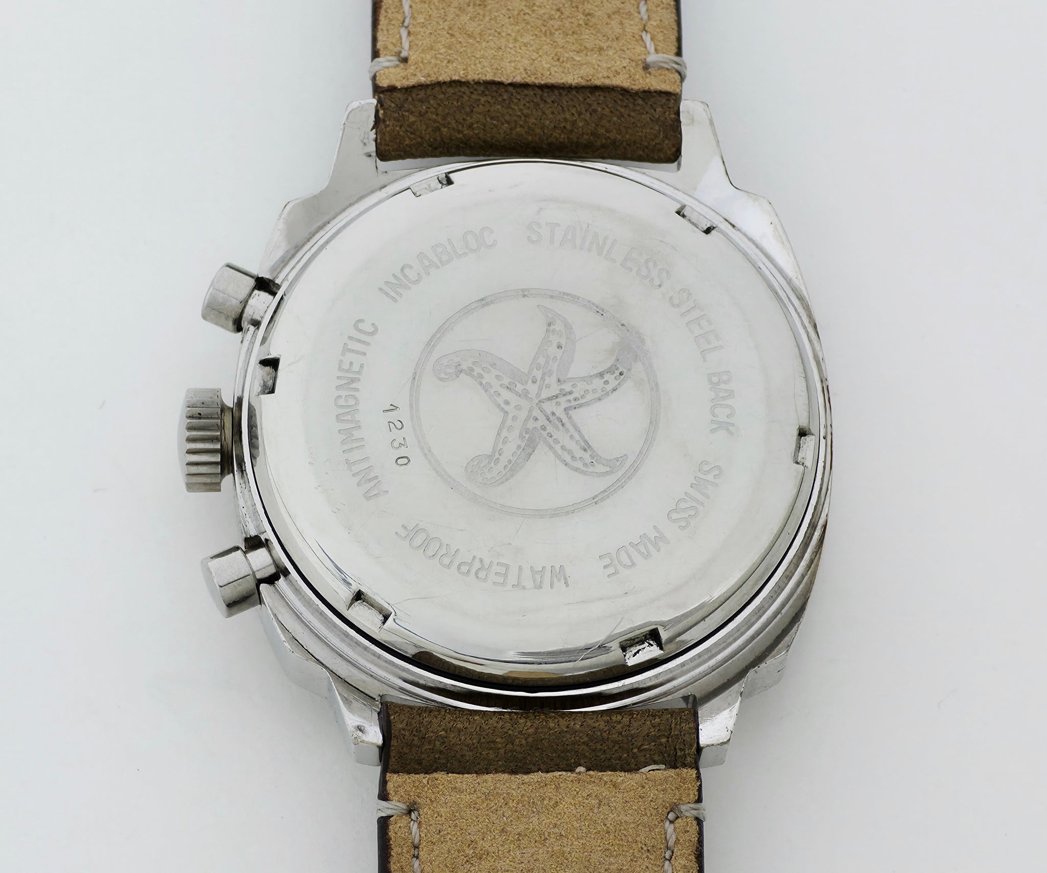 Vintage PARKER Chronograph mechanical Cal.7734 Extra rare Men’s watch 37mm