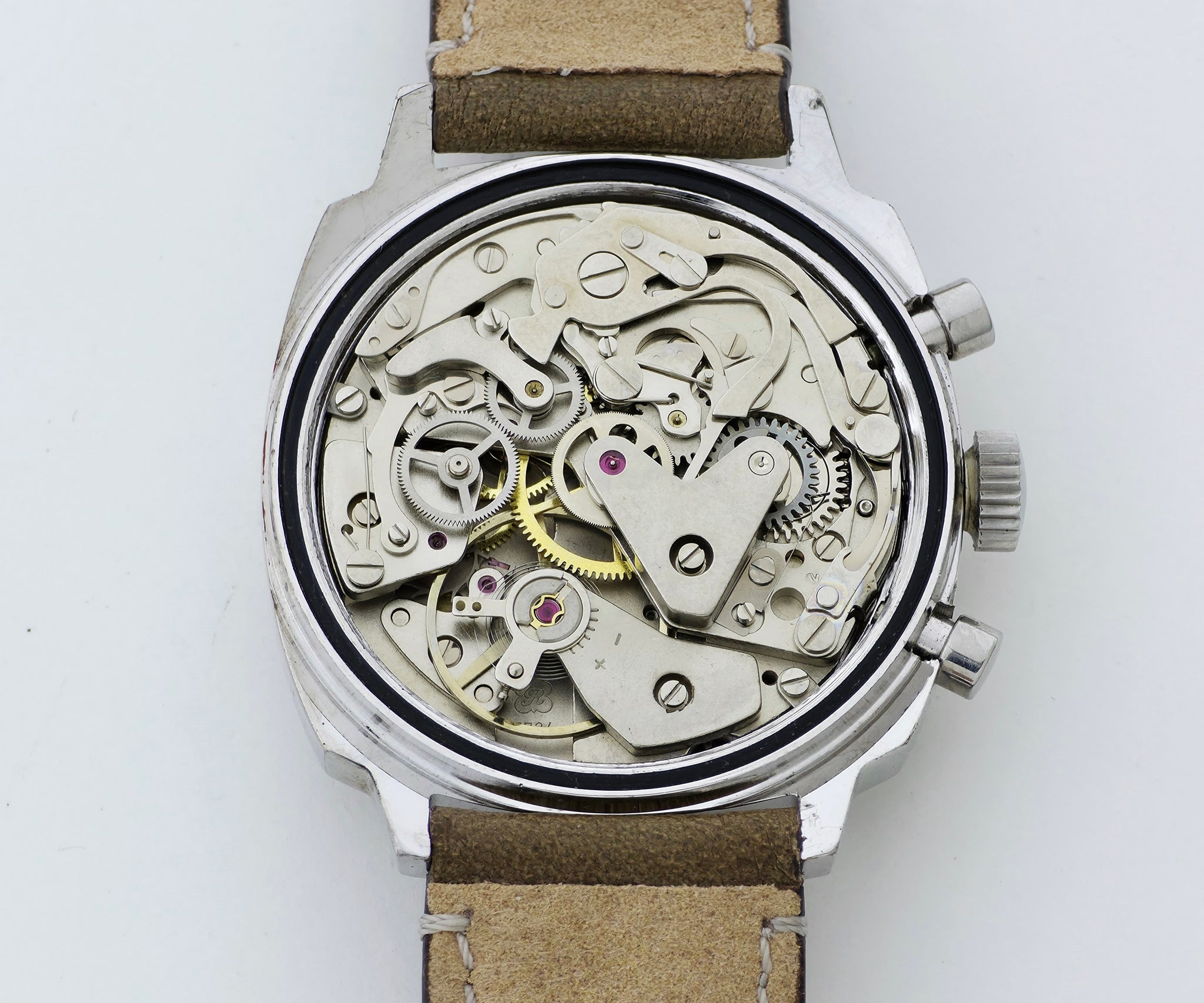 Vintage PARKER Chronograph mechanical Cal.7734 Extra rare Men’s watch 37mm