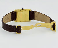 Cartier Must-de Tank Louis Quartz, 925 Silver & Gold Plated Unisex watch Ref: 2413