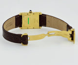 Cartier Must-de Tank Louis Quartz, 925 Silver & Gold Plated Unisex watch Ref: 2413