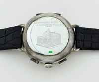 Vintage Eberhard & Co Chronograph mechanical Cal. 310-8. 925 Silver case 38mm Ref: 31008