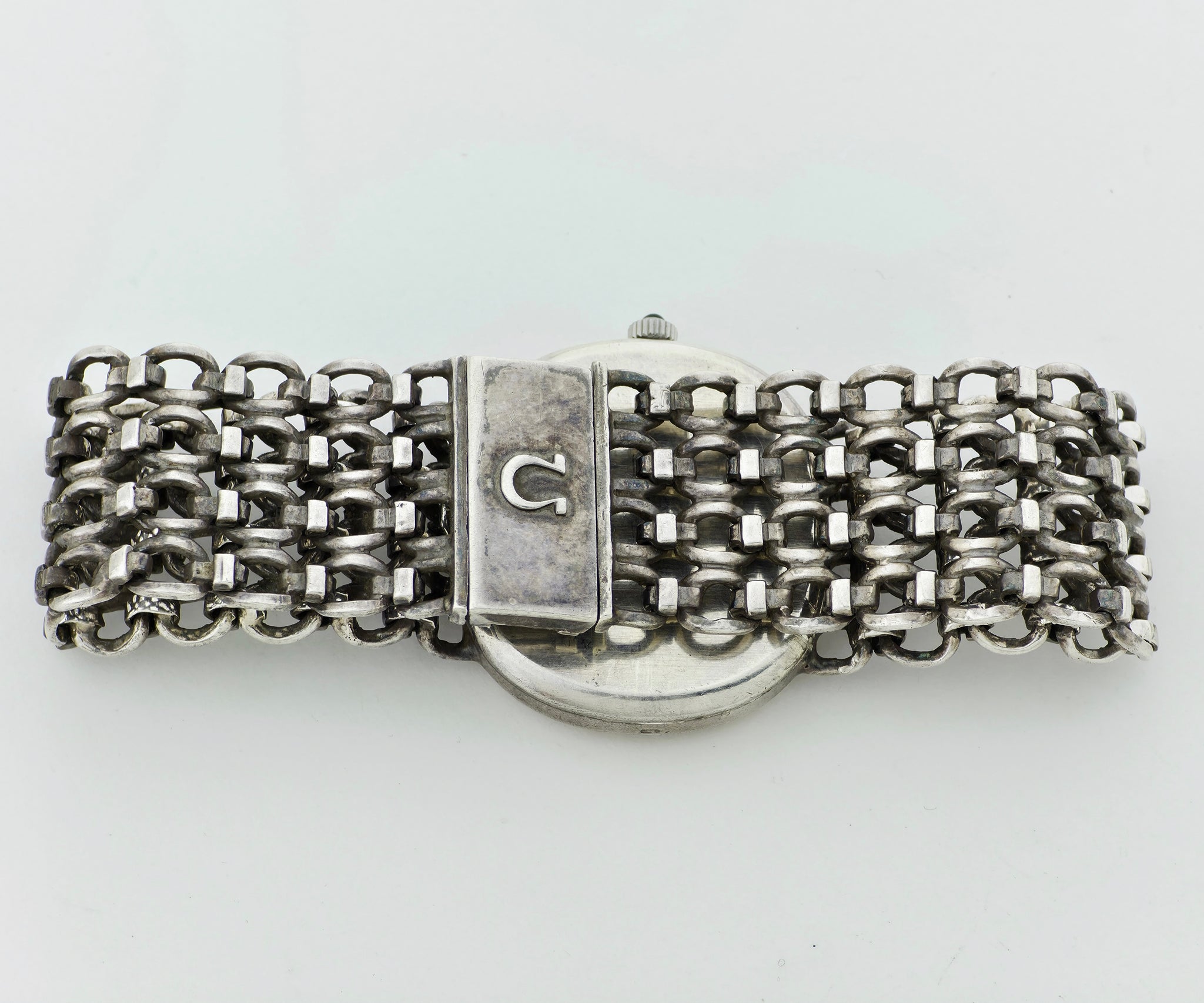 Vintage Omega De Ville mechanical Cal. 625 Jeux d'Argent 925 Silver case Ref. 8390