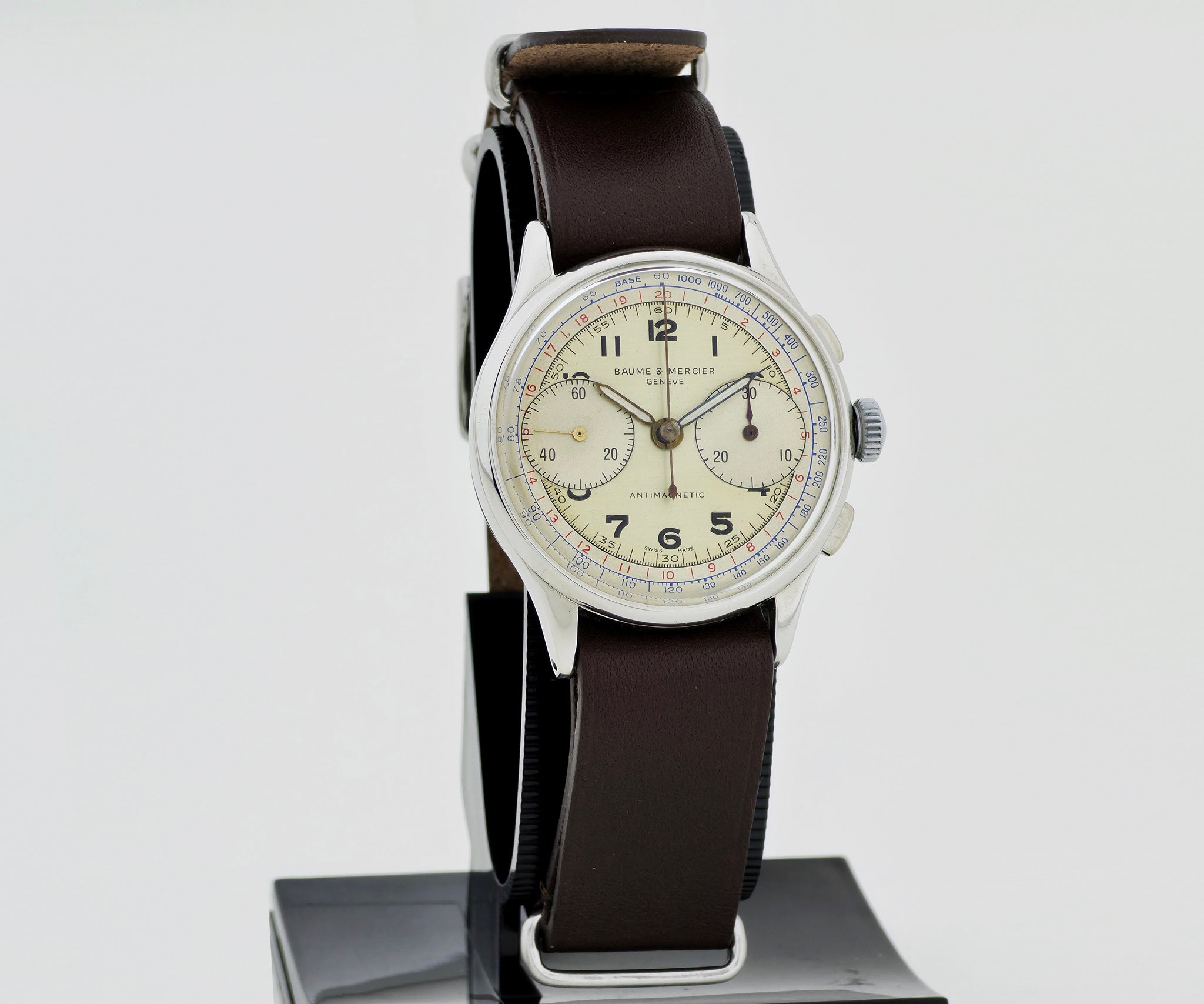Vintage Baume & Mercier 1955 — The Doctor’s Chronograph mechanical Landeron Cal. 48