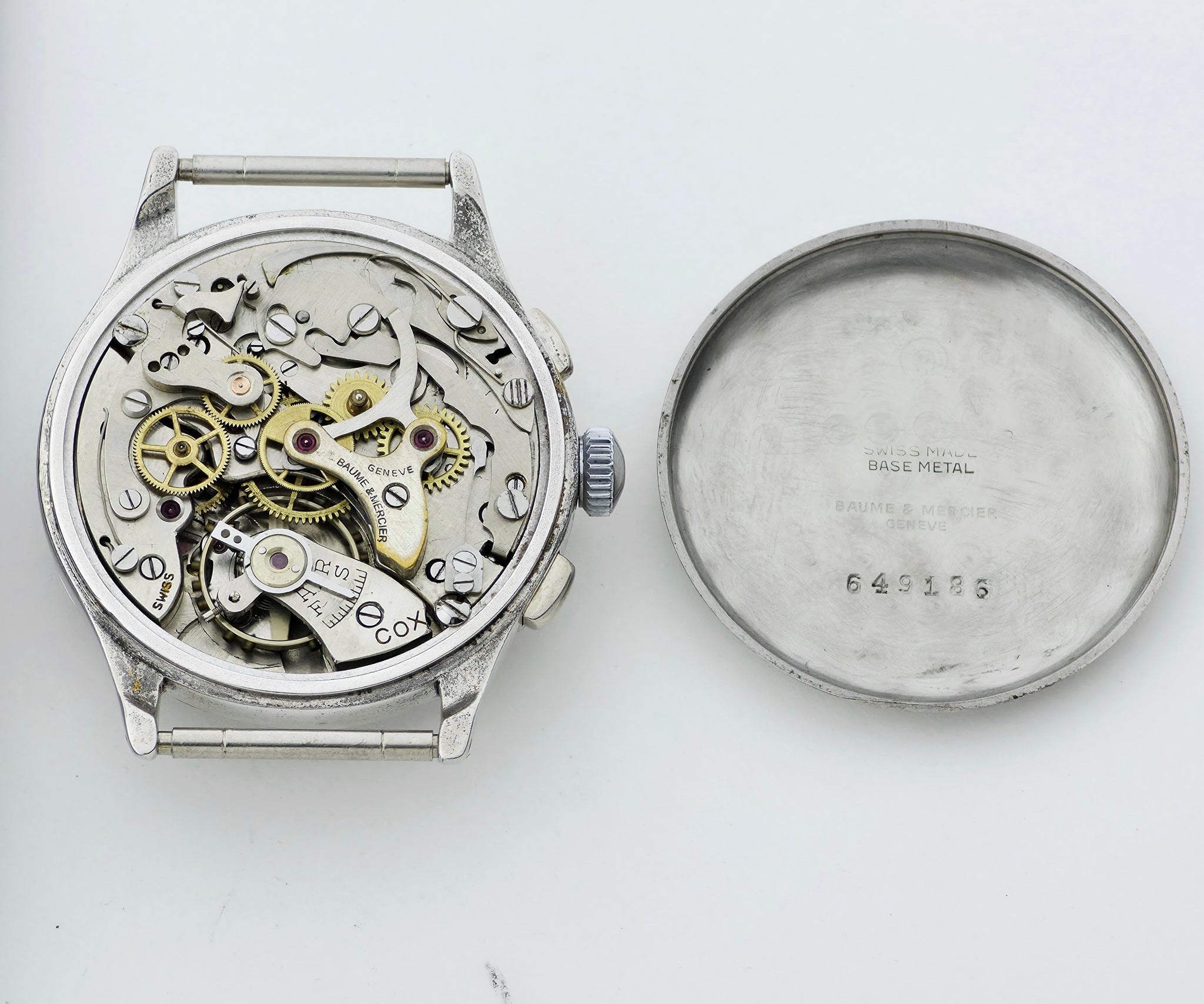 Vintage Baume & Mercier 1955 — The Doctor’s Chronograph mechanical Landeron Cal. 48