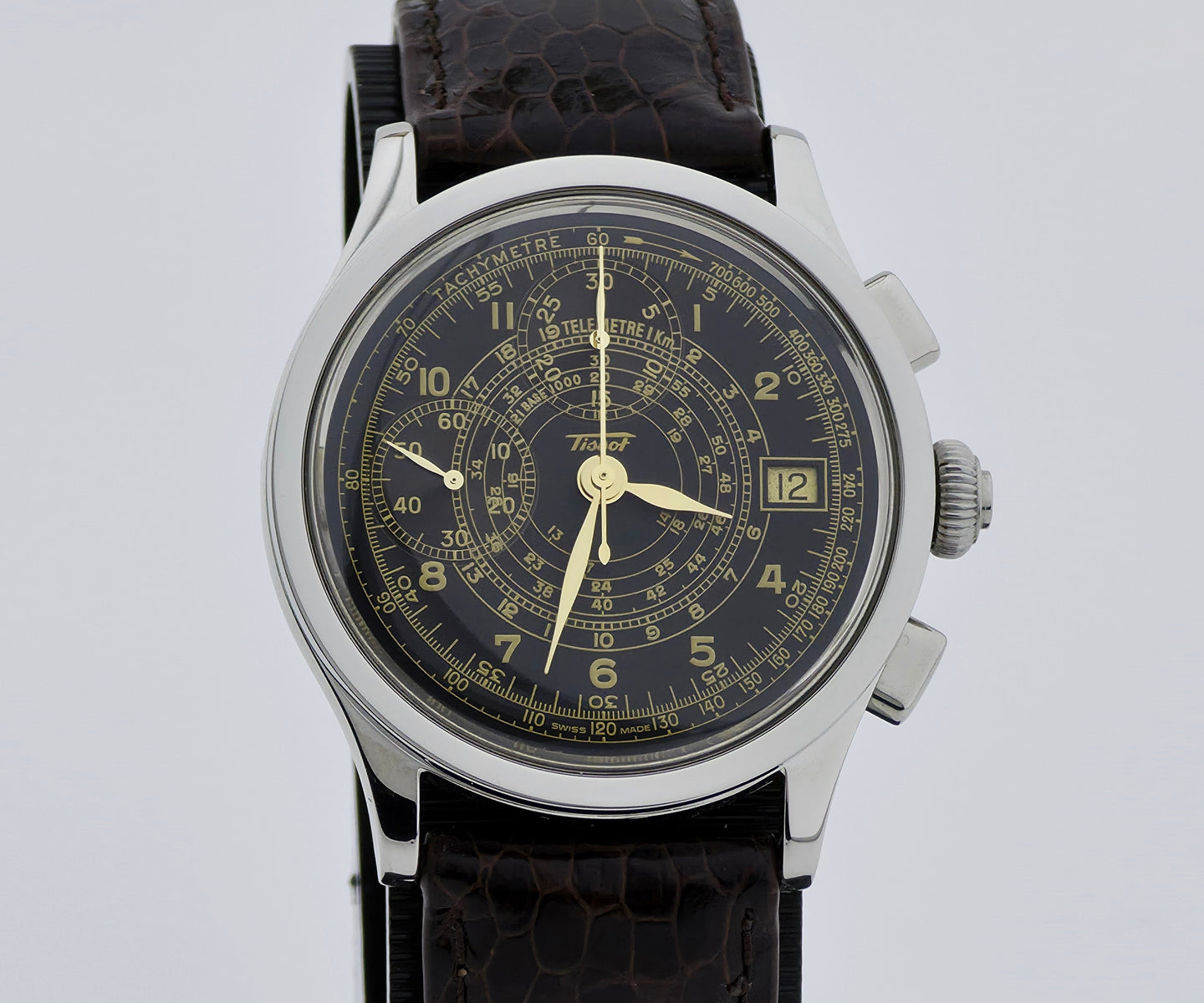 TISSOT  Janeiro Chronograph Mechanical 37mm Steel watch, limited edition ****/3333 Ref: Z199
