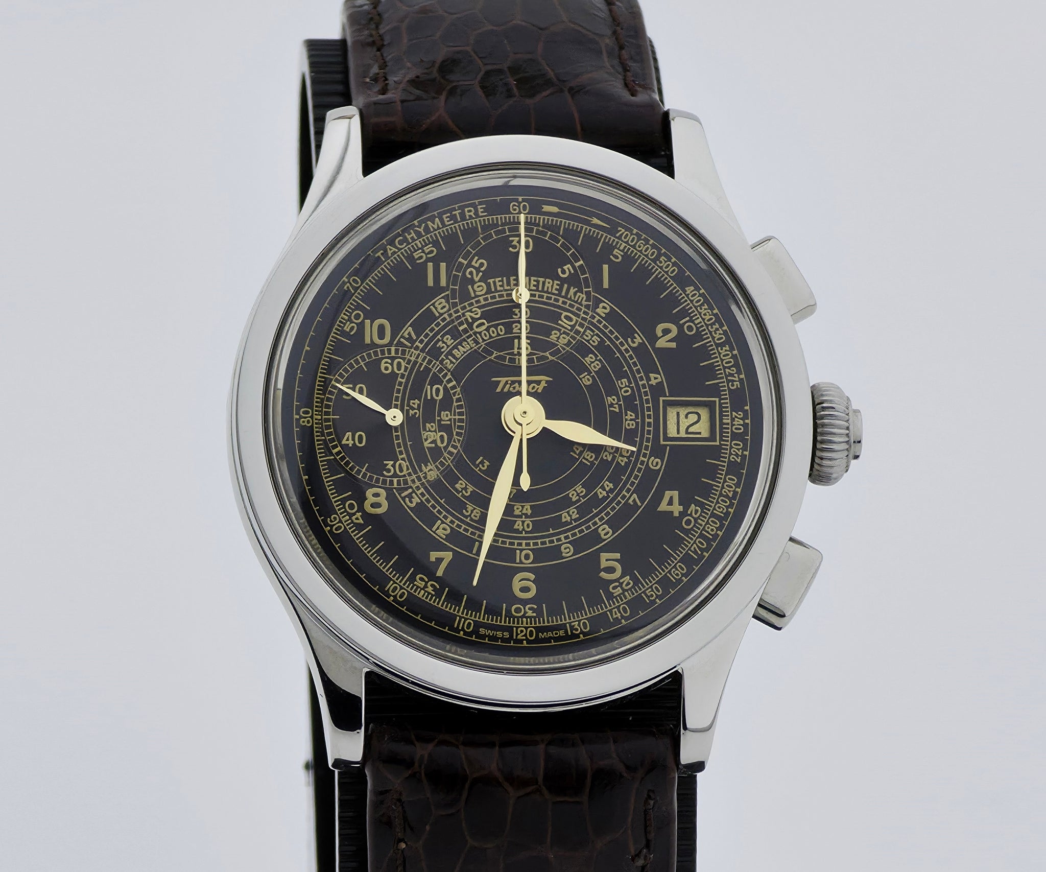 TISSOT  Janeiro Chronograph Mechanical 37mm Steel watch, limited edition ****/3333 Ref: Z199