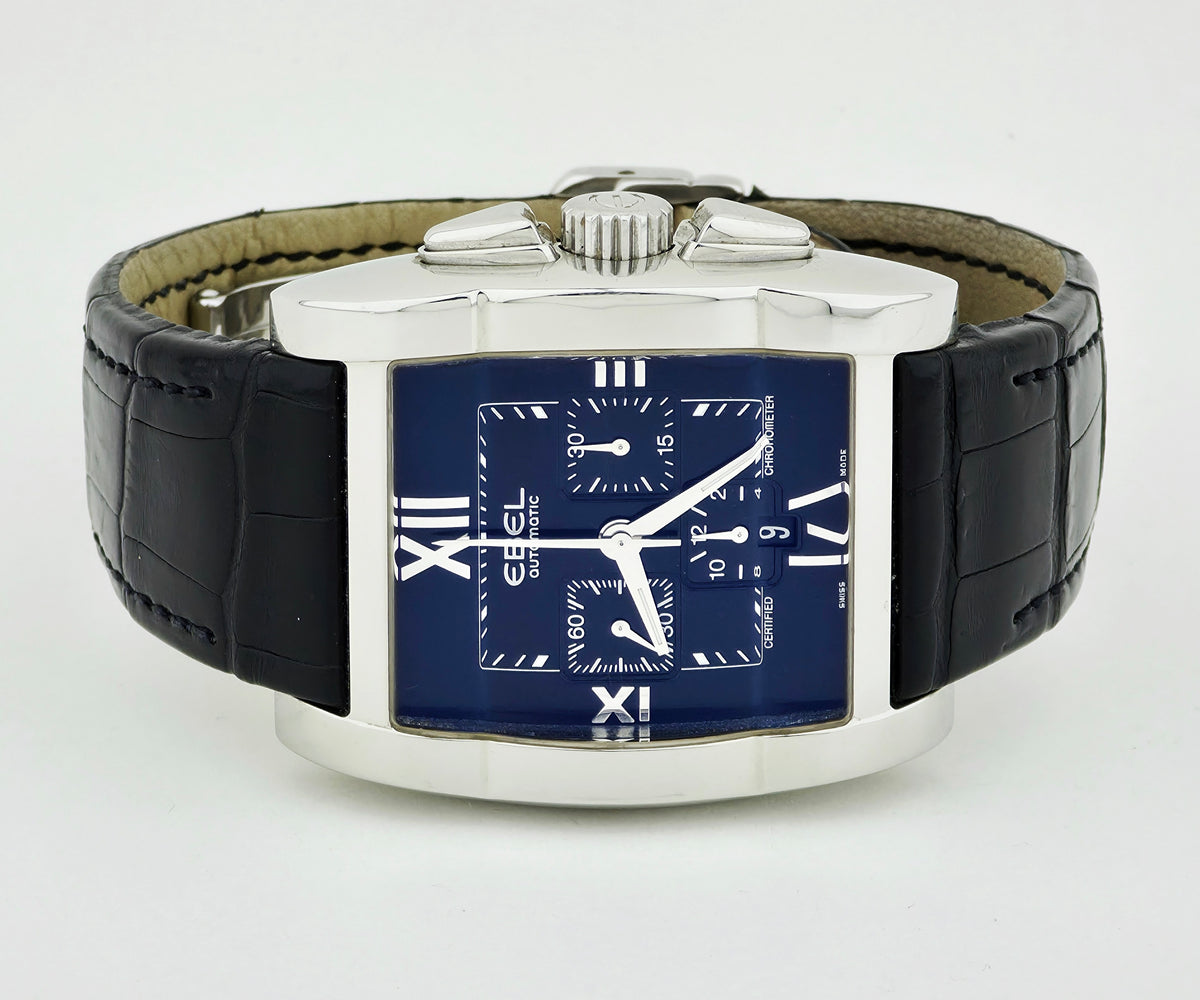 EBEL Tarawa Chronograph Automatic Cal. 137 Black Dial, 41mm Steel Case E9137 J40