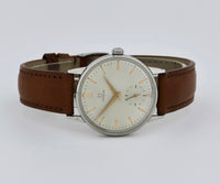 Vintage OMEGA mechanical Cal. 30 T2 PC 35mm Stainless Steel Men's watch Ref: 2271-1