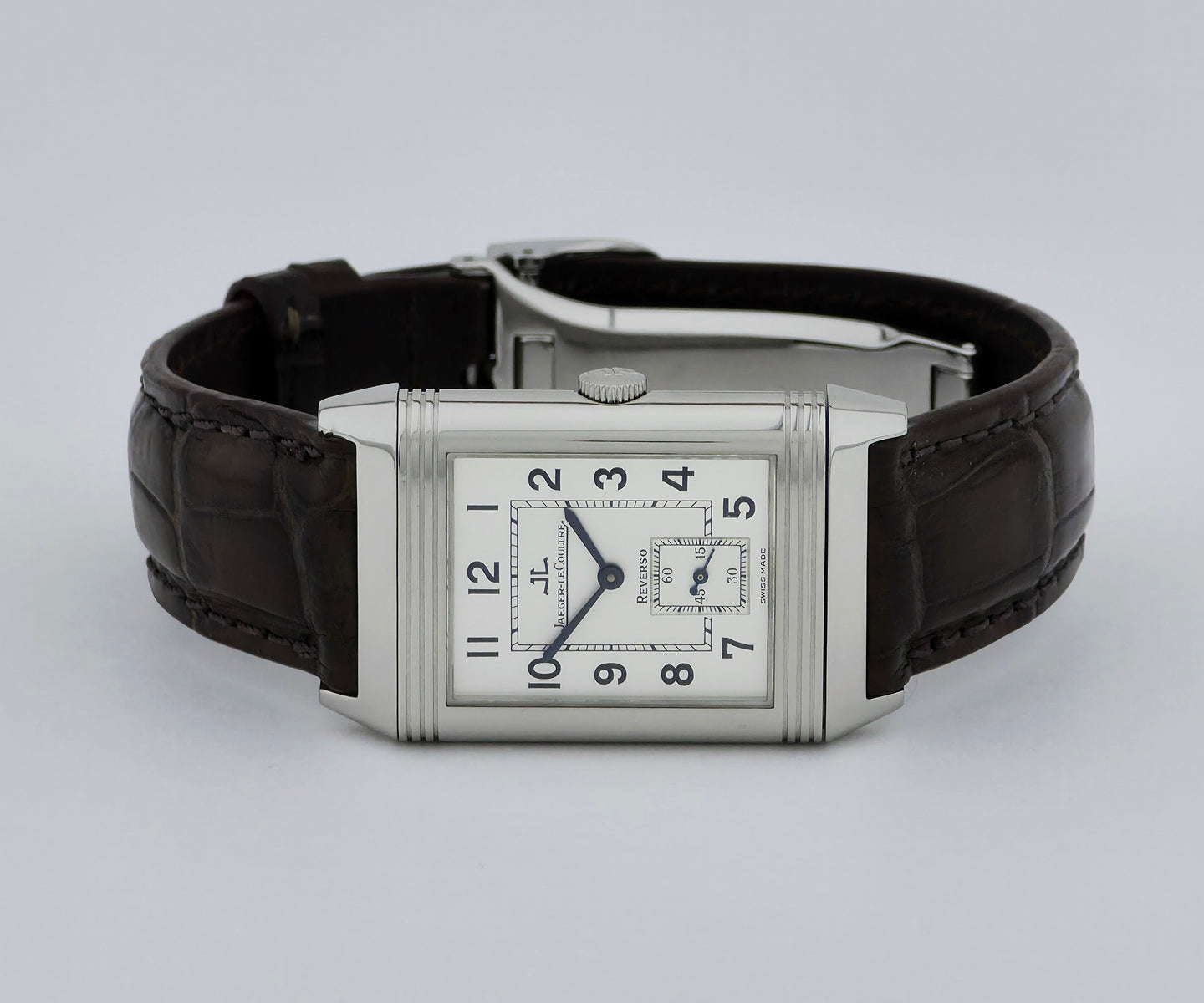 Jaeger-LeCoultre Reverso Grande Taille Mechanical, Stainless steel Men's watch Ref: 270.8.62