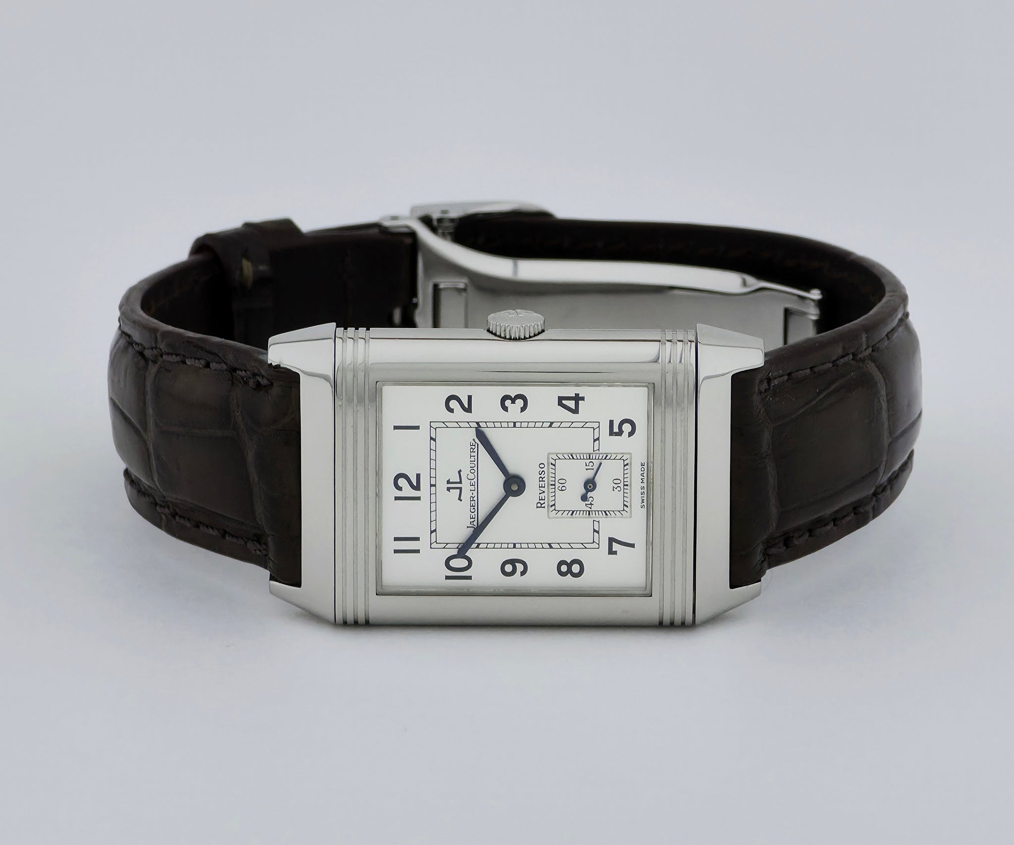Jaeger-LeCoultre Reverso Grande Taille Mechanical, Stainless steel Men's watch Ref: 270.8.62