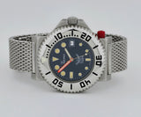 Squale TIGER Automatic 300m divers watch 44mm Steel case Ref: 2007
