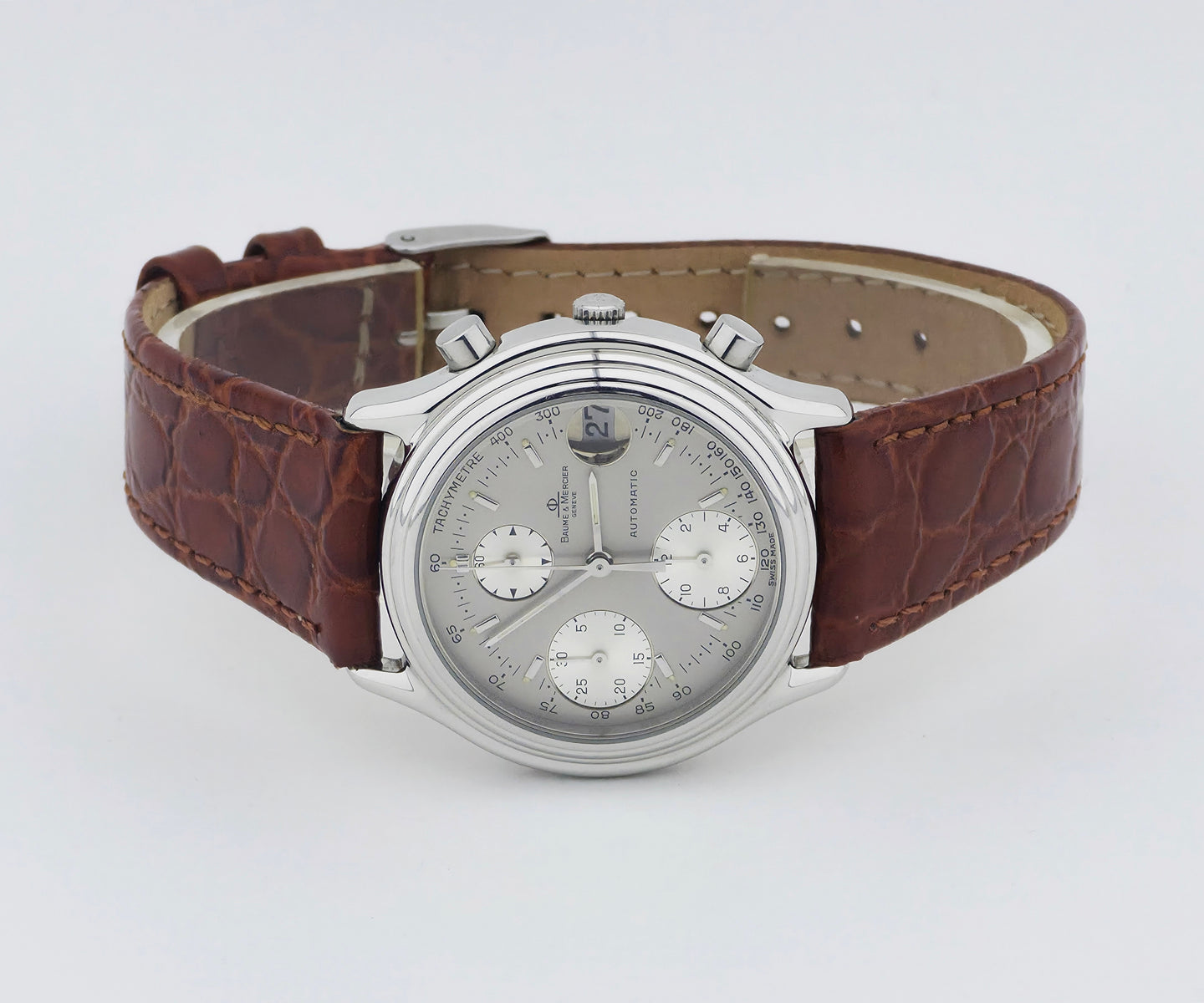 Baume & Mercier Baumatic Automatic, Steel 36mm mid-size Men's watch Ref: 6103