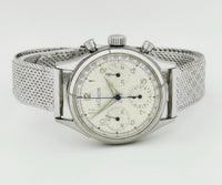 1960s LeCoultre Chronograph Mechanical Valjoux 72, Steel Men's watch 35mm Ref: E335