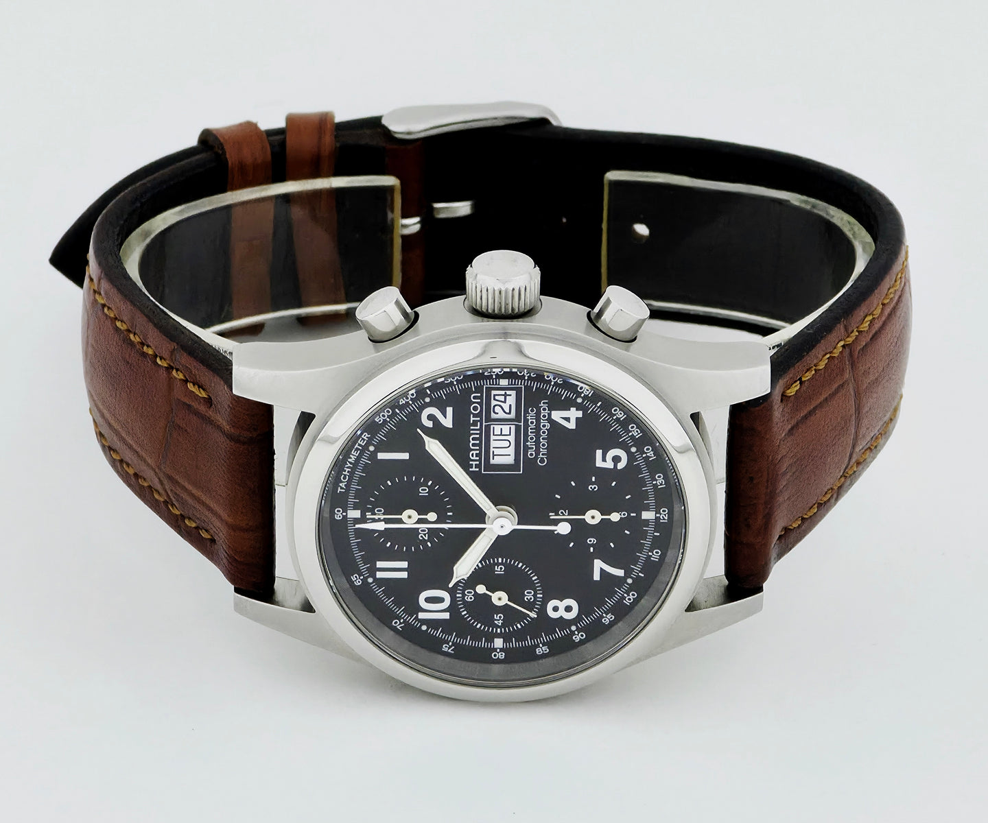 Hamilton Khaki Field Chronograph Automatic 38mm Steel case Ref: 041520