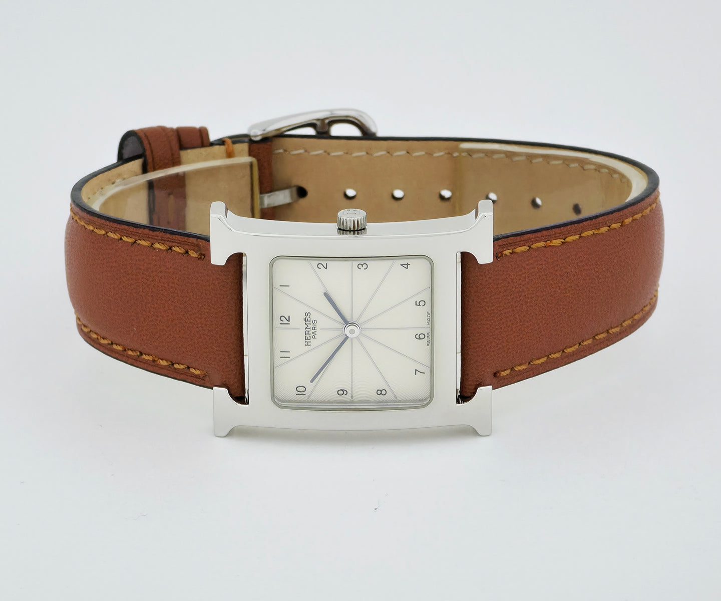 HERMES H Heure Unisex Watch HH1.510 Stainless steel case 26mm